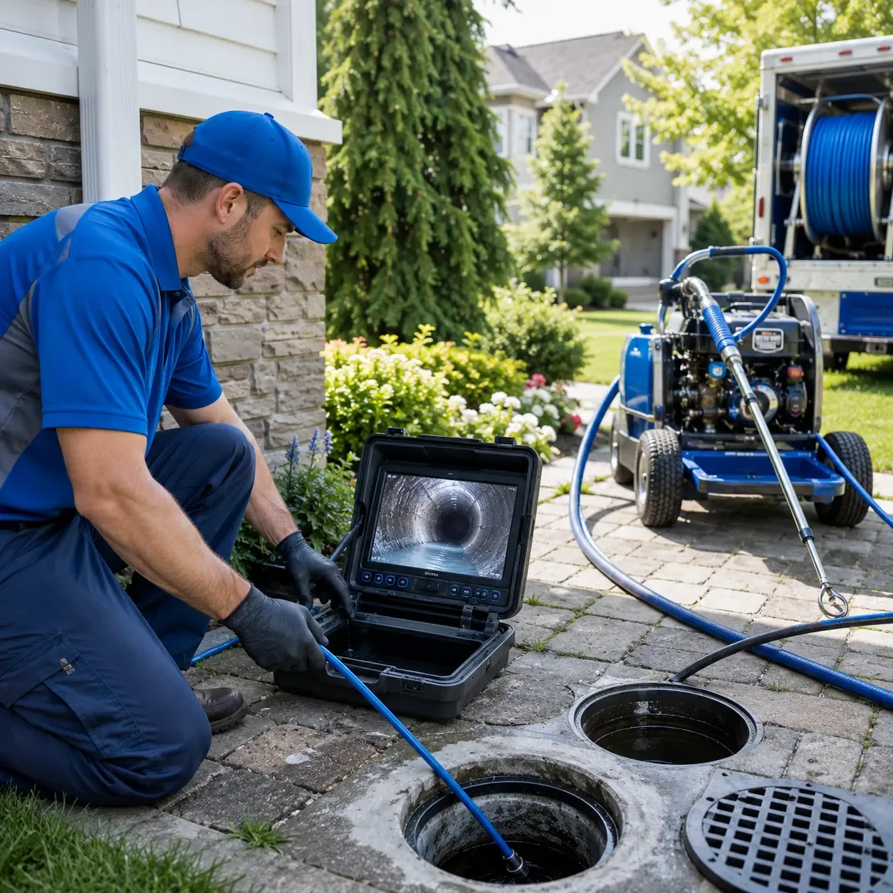 Outdoor drain cleaning professionals serving Countyline, OK